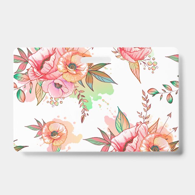 spring Flower Badge (Front)