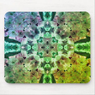 Spring Flower Blossoms Abstract Floral Art Mouse Pad