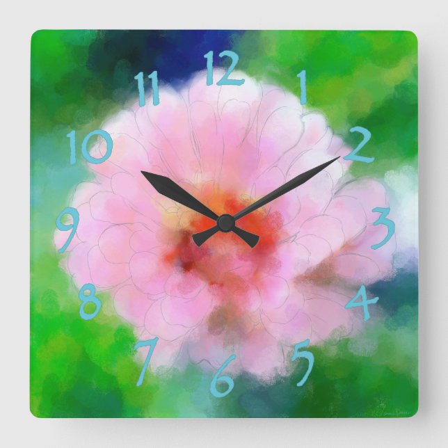 Spring Flower Clock (Front)