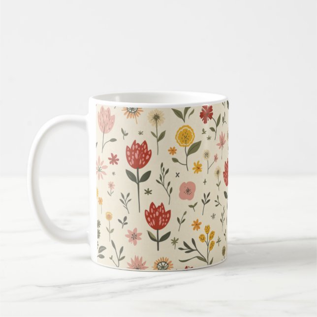 Spring Flower Coffee Mug (Left)