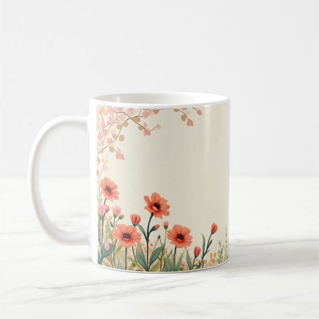 Spring Flower Coffee Mug (Left)