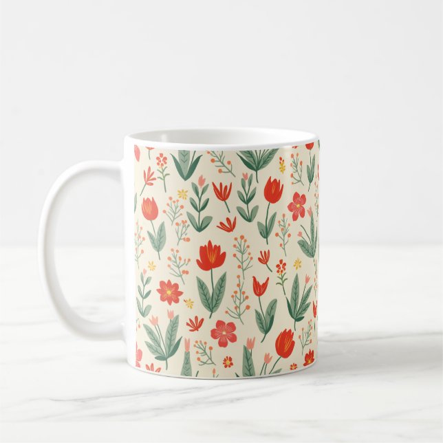 Spring Flower Coffee Mug (Left)