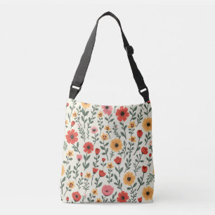 Spring Flower Crossbody Bag