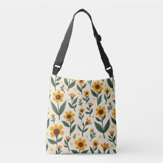 Spring Flower Crossbody Bag