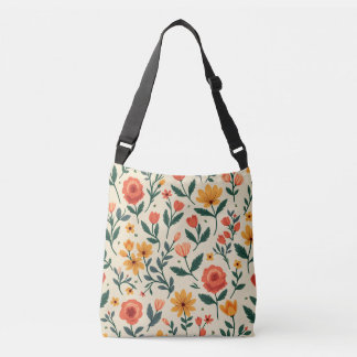 Spring Flower Crossbody Bag