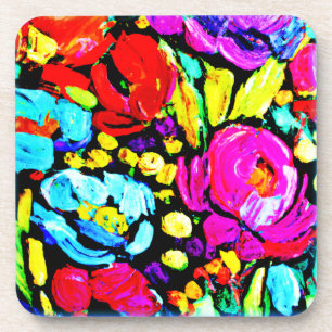 "Spring Flower" Cute Art. Buy Now Coaster