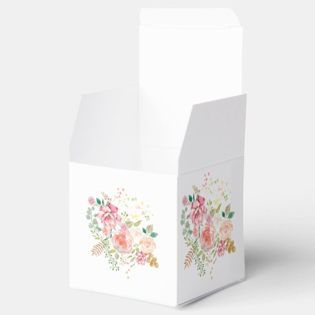 spring flower favor box (Opened)