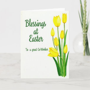 Spring Flower Festive Card