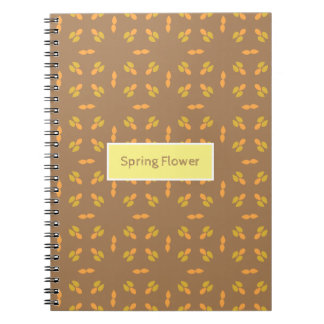 spring flower floral pattern notebook
