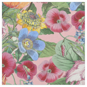 Spring Flower Garden Pattern Fabric