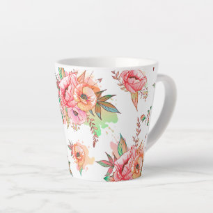 spring Flower Latte Mug