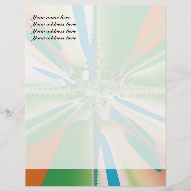 Spring Flower Letterhead (Front)
