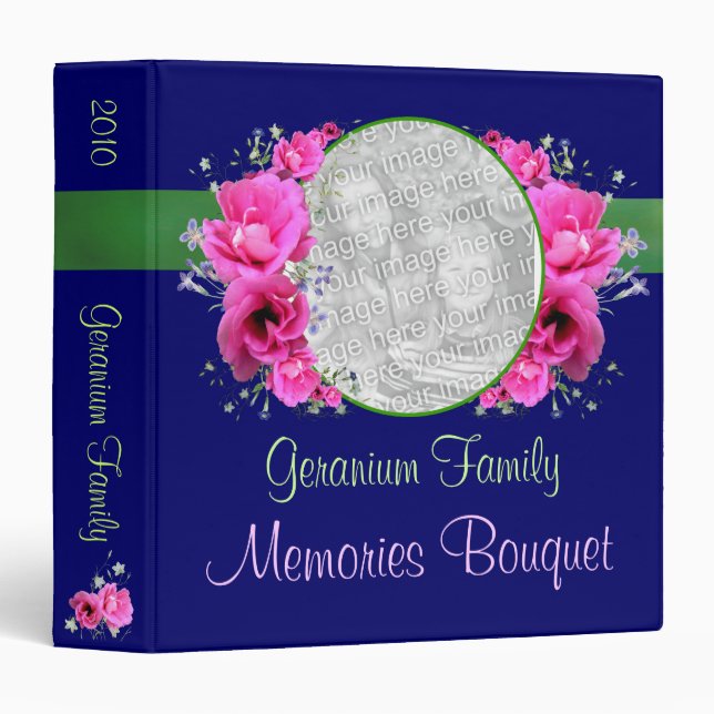 Spring Flower Memory Photo Binder (Front/Spine)