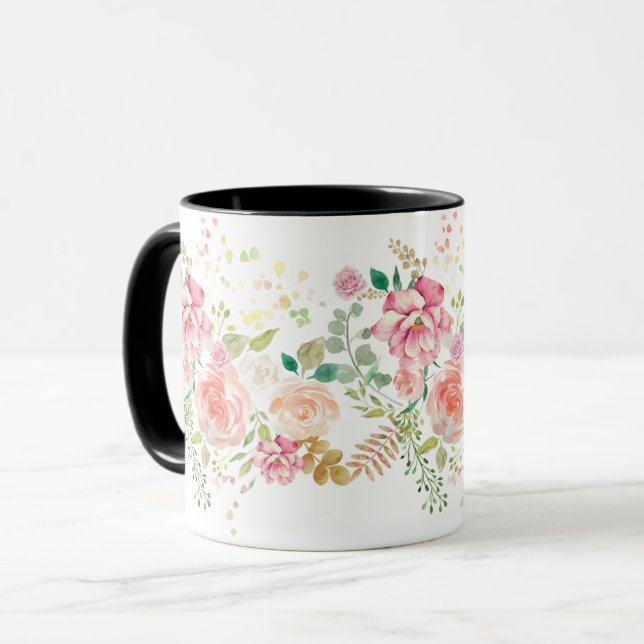 spring flower mug (Front Left)