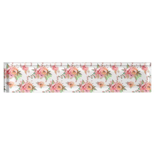 spring Flower Nameplate (Front)