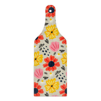 Spring Flower Pattern  Cutting Board
