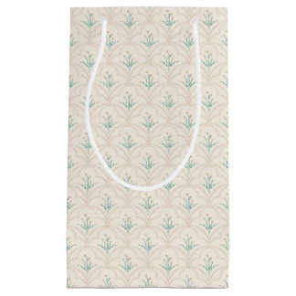 Spring flower pattern small gift bag