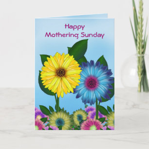 Spring Flower Photo Frame for Mothering Sunday Card