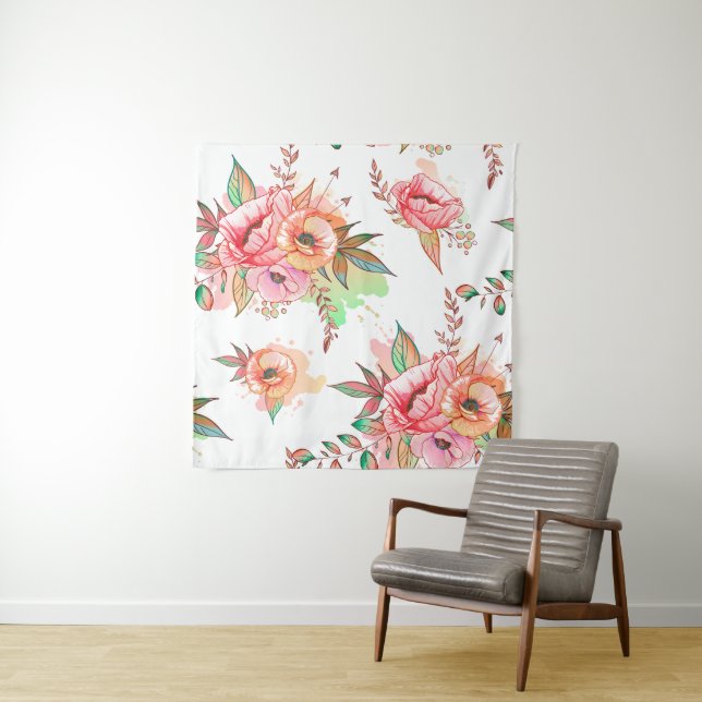 spring Flower Tapestry (In Situ)