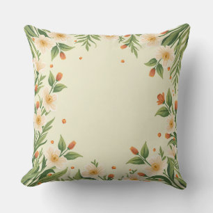Spring Flower Throw Pillow