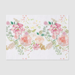 spring flower tissue paper