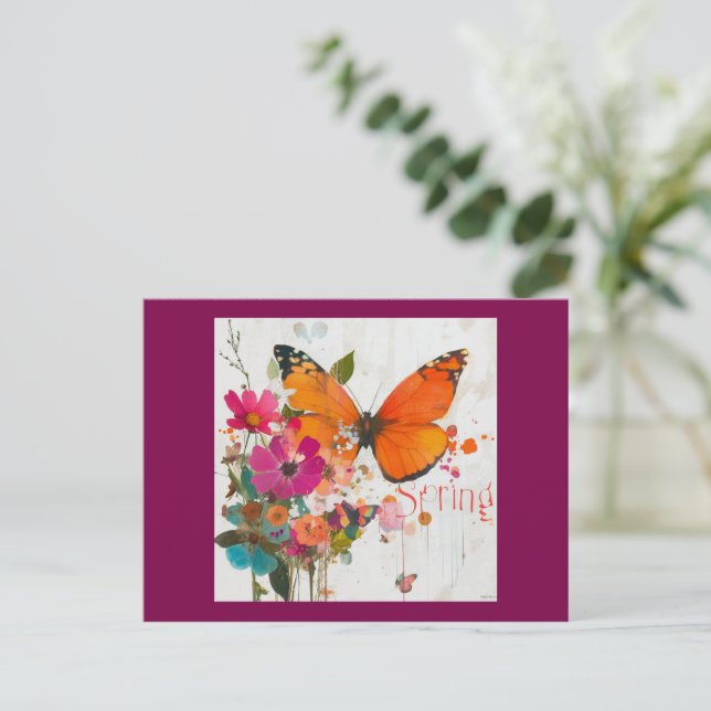 Spring Flowers, 2025, Postcard (Standing Front)