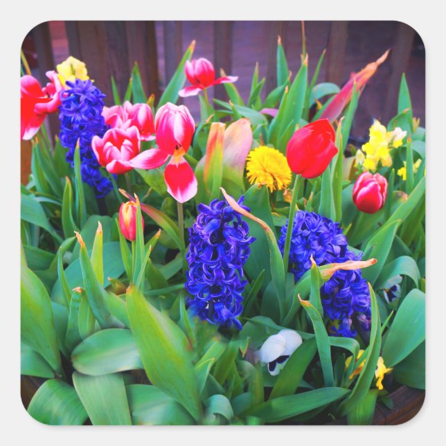 Spring Flowers #3 Stickers (Front)