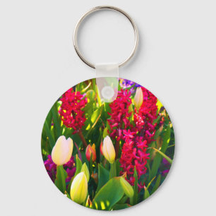 Spring Flowers #5 Keychain