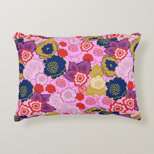 Spring Flowers Accent Pillow