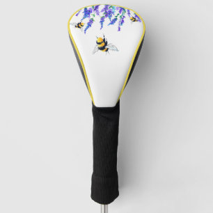 Spring Flowers and Bees Golf Head Cover