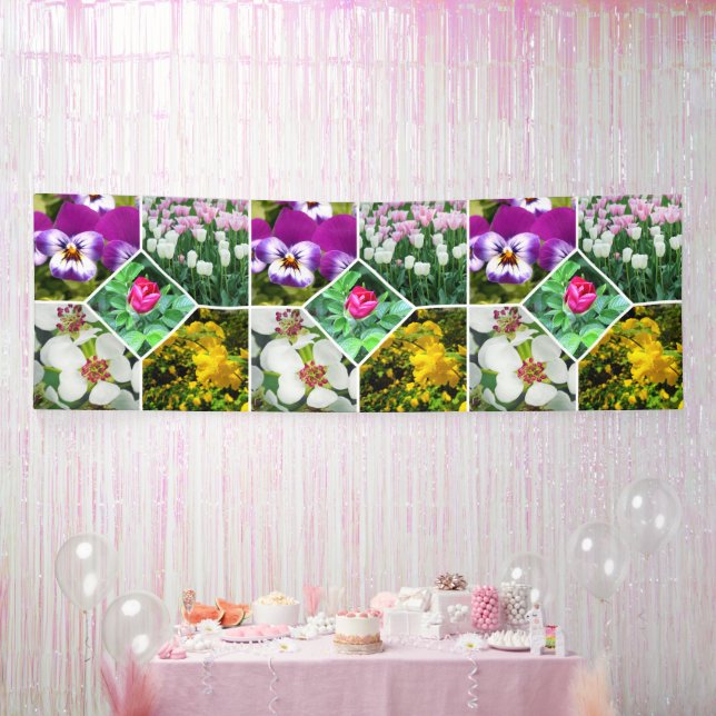 Spring Flowers Banner (Party)