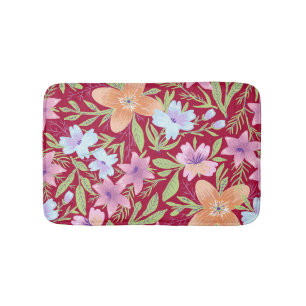 Spring Flowers  Bath Mat