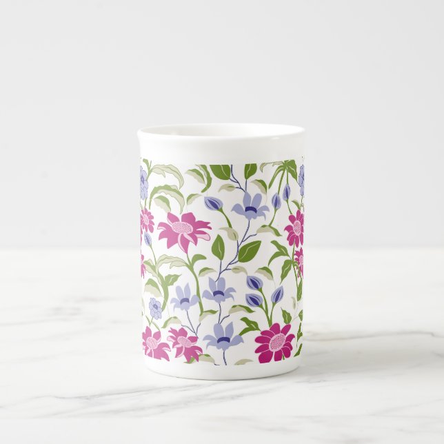Spring Flowers Bone China Mug (Front)