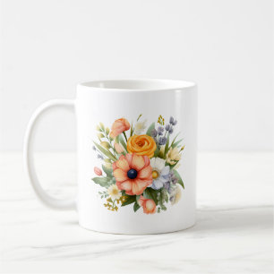 Spring Flowers Bouquet Clipart-92390 Coffee Mug