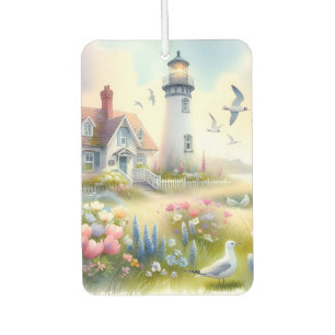 Spring Flowers by Lighthouse Coastal Cottage Air Freshener