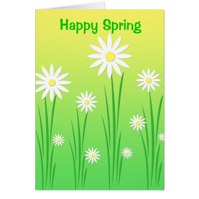 Spring flowers - Card (Front)