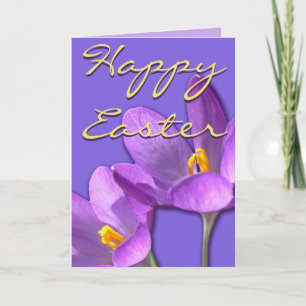 Spring Flowers Card Flowers Easter Card Blank