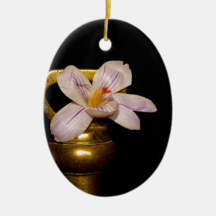 Spring Flowers Ceramic Ornament