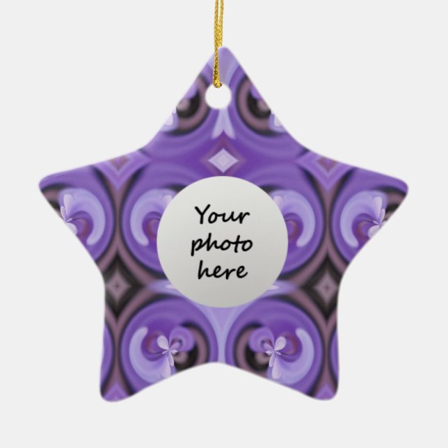 Spring Flowers Ceramic Ornament (Front)