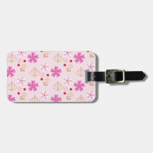 Spring Flowers Cherry Blossom Pink Blush Luggage Tag