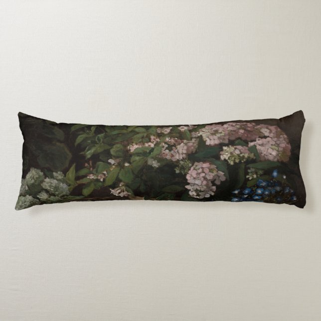 Spring Flowers - Claude Monet Body Pillow (Front)