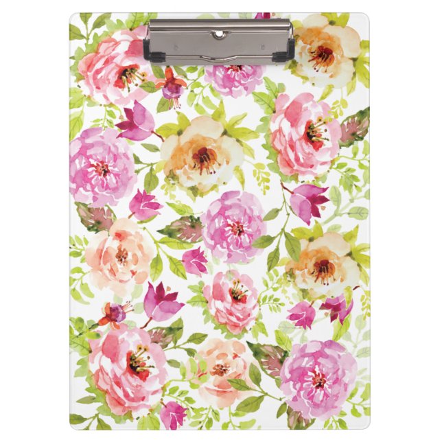 Spring Flowers Clipboard (Front)