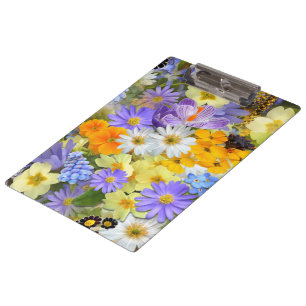 Spring Flowers Clipboard