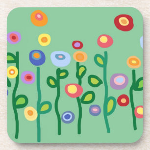 Spring flowers coaster