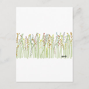 "SPRING FLOWERS" Collection Postcard