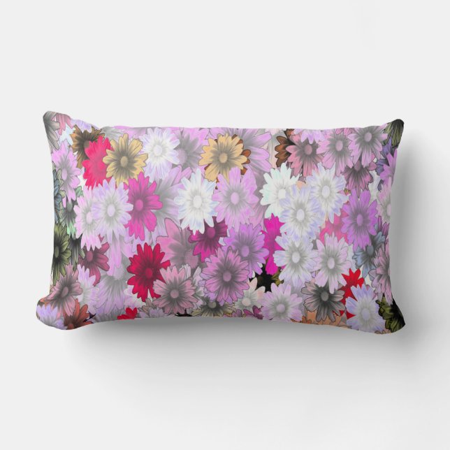 Spring Flowers Custom Throw Pillow (Front)
