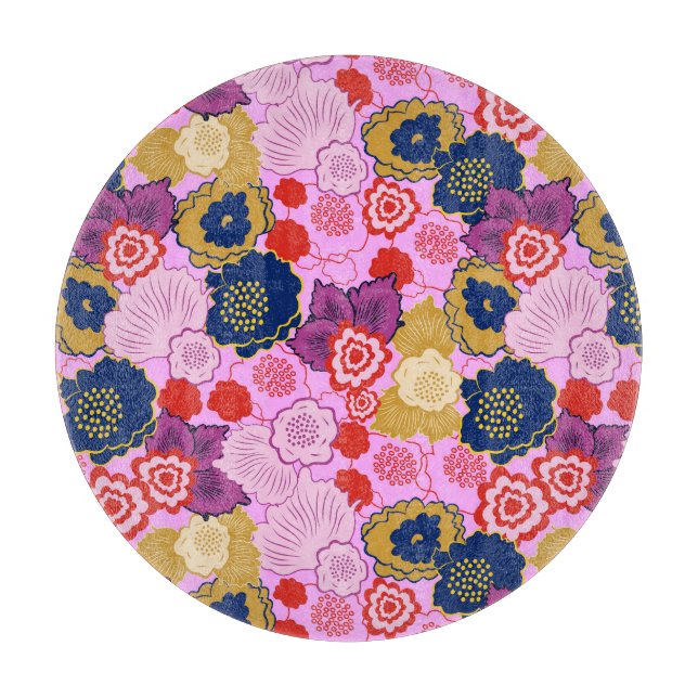 Spring Flowers Cutting Board (Front)