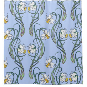 Spring flowers. Daffodil flowers interlaced into a