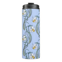 Spring flowers. Daffodil flowers interlaced into a