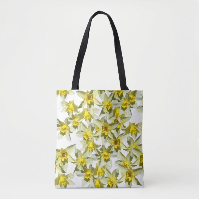 Spring Flowers Daffodils All-Over-Print Tote Bag (Front)